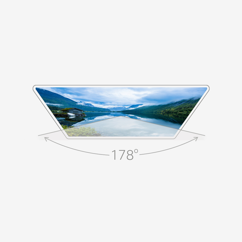 Eb321hqucbidpx. IPS wide view. Wide viewing Angle Monitor logo ai.