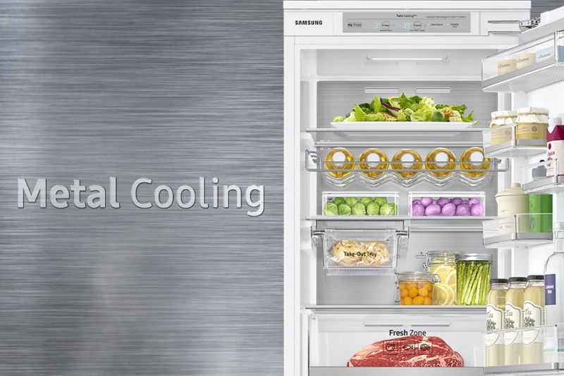 Samsung Lepsza izolacja, większa oszczędność. Metal Cooling