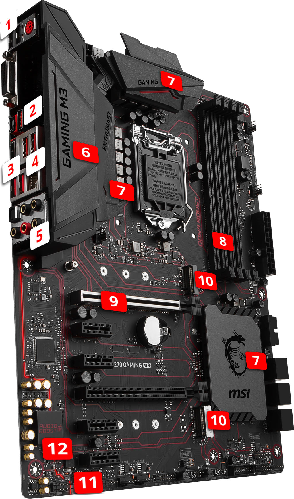 MSI H270 GAMING M3 overview