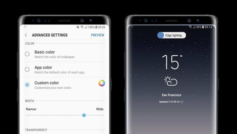 Samsung Dyskretne powiadomienia