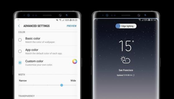 Samsung Dyskretne powiadomienia