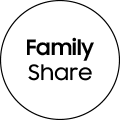 Samsung Ikona 120x120 Familyshare Tab S5e biala