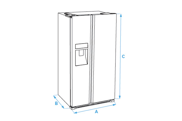Samsung Lodowka Rysunek Techniczny Showcase Rh58k6697sl
