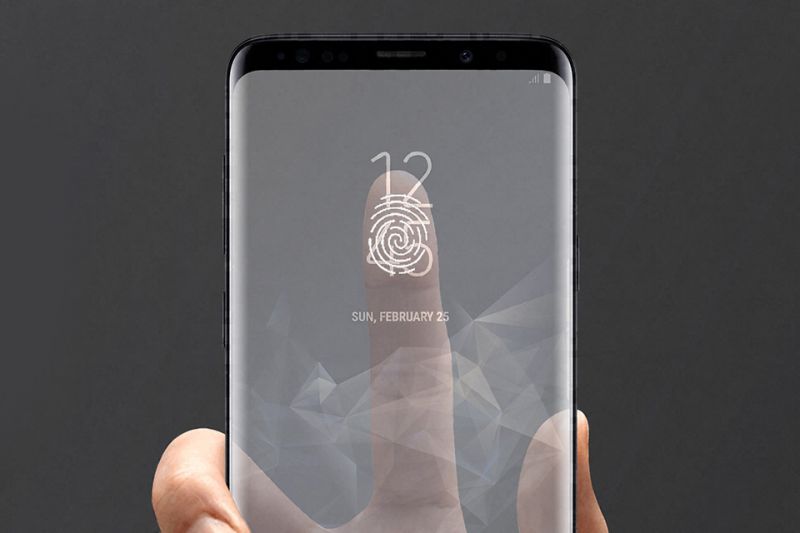 Samsung Odblokowywanie odciskiem palca