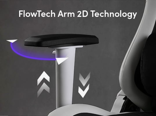 Gaming stol Spellcaster SENSHI - detajl podnožja in funkcionalnosti