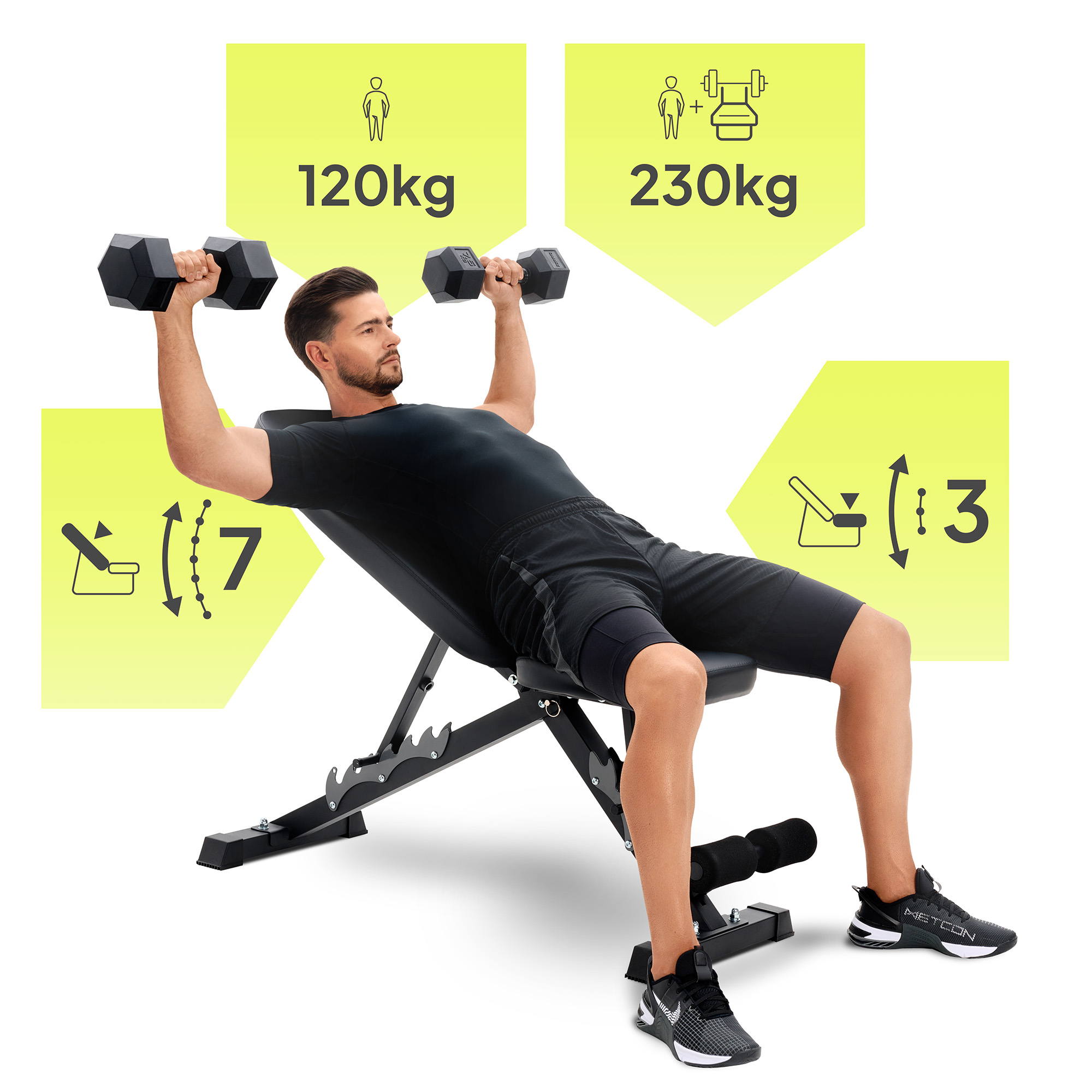 Podesivost ZIPRO Jacked klupe