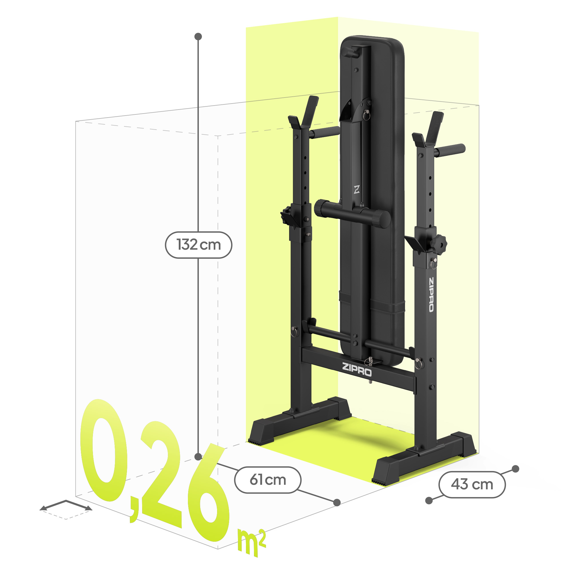 Opterećenje i nosivost ZIPRO Core klupe