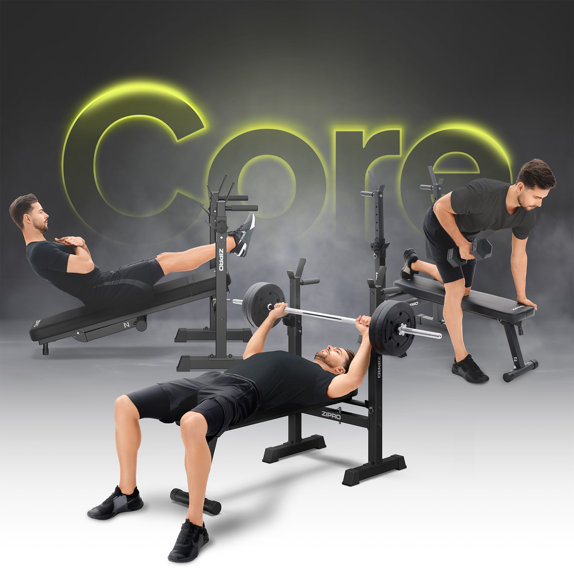 Vježbe na ZIPRO Core klupi