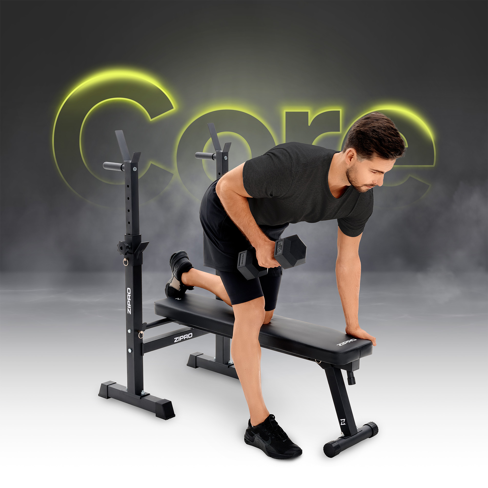 Sklapanje i dimenzije ZIPRO Core klupe