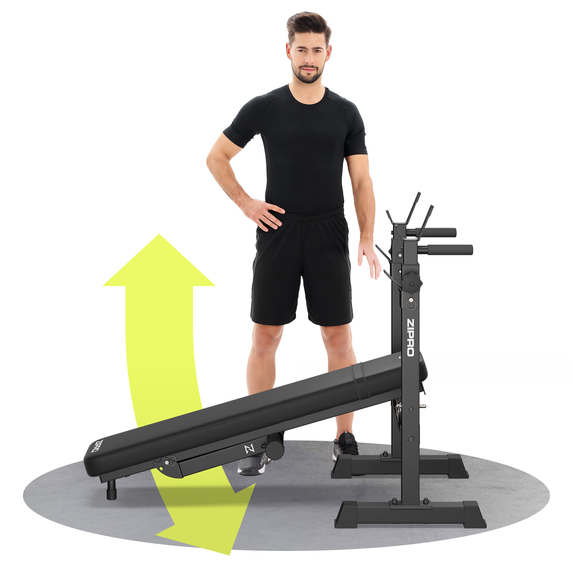 Podesivi nosači ZIPRO Core klupe