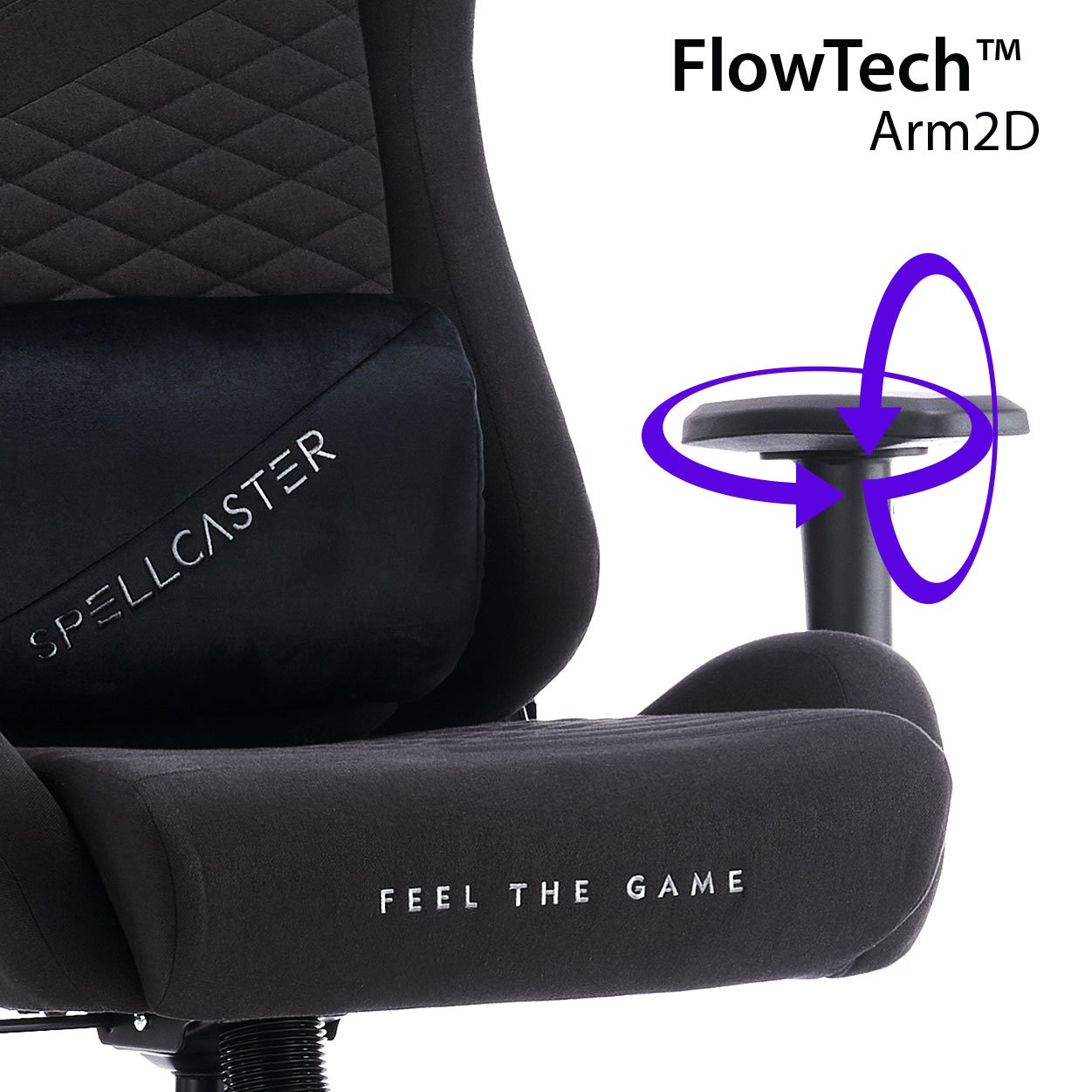 Prilagodljivi nasloni za roke FlowTech™Arm 2D