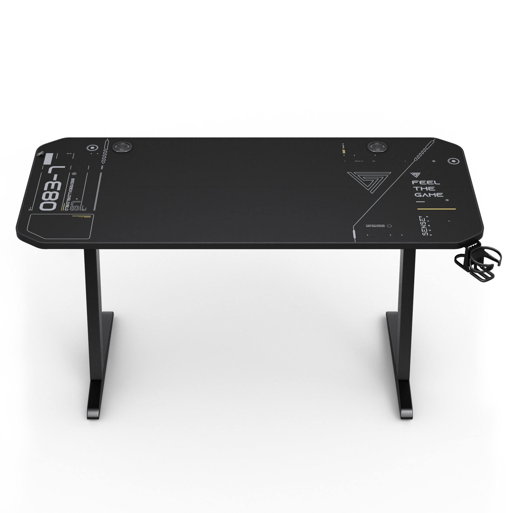 Sense7 NOMAD Gaming Desk - Multi-monitor Setup