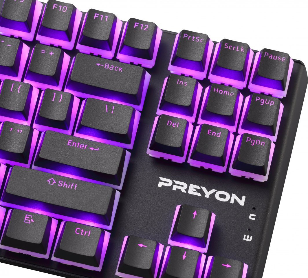 Tipkovnica s črnimi tipkami