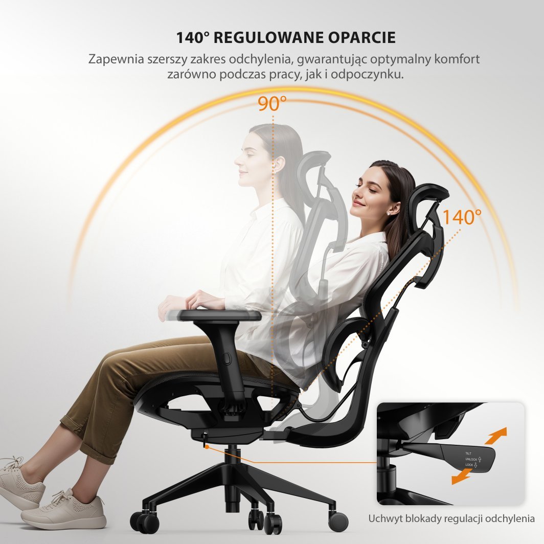 SENSE7 Nobu ergonomija za kralježnicu