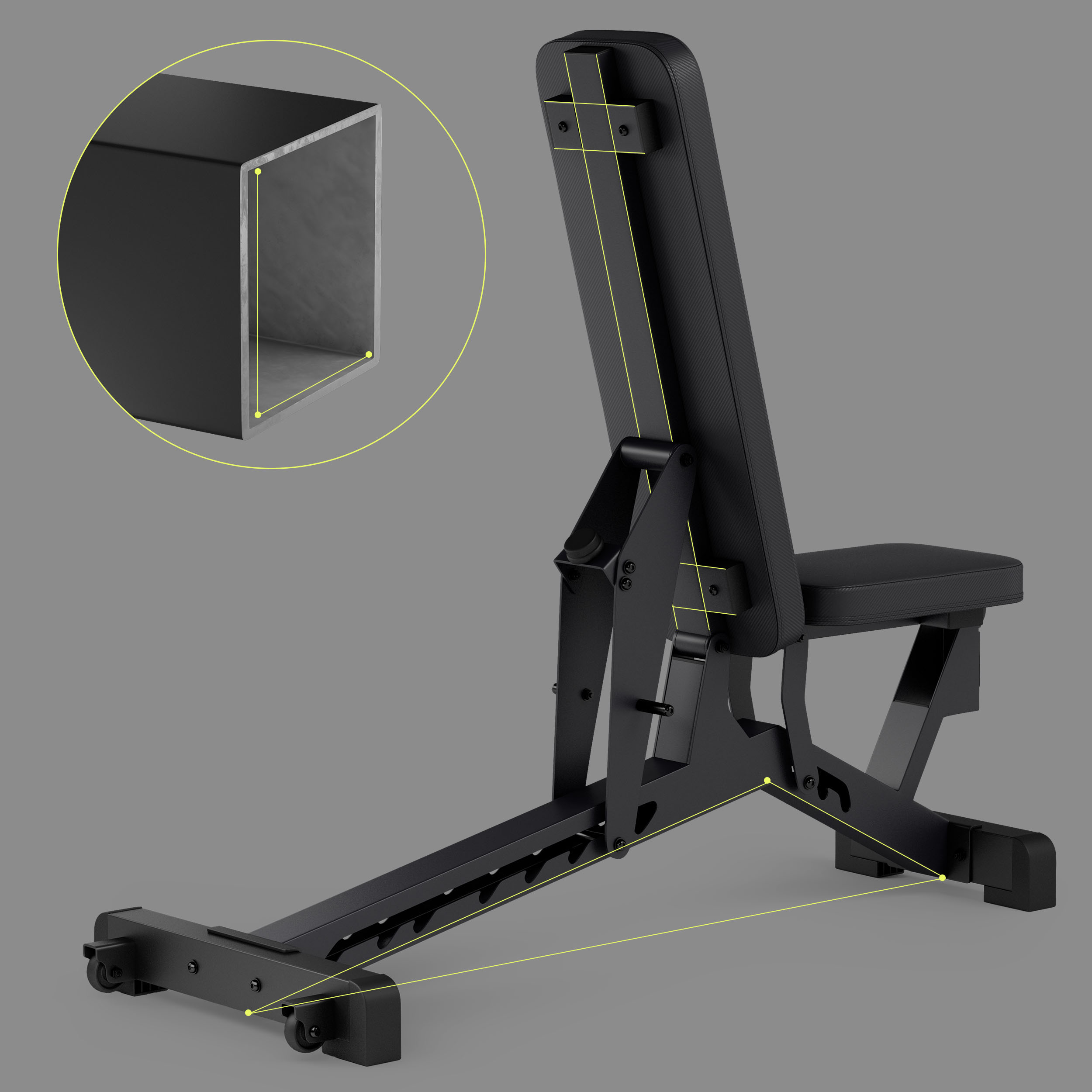 Višenamjenska klupa za vježbanje ZIPRO Pumpiron