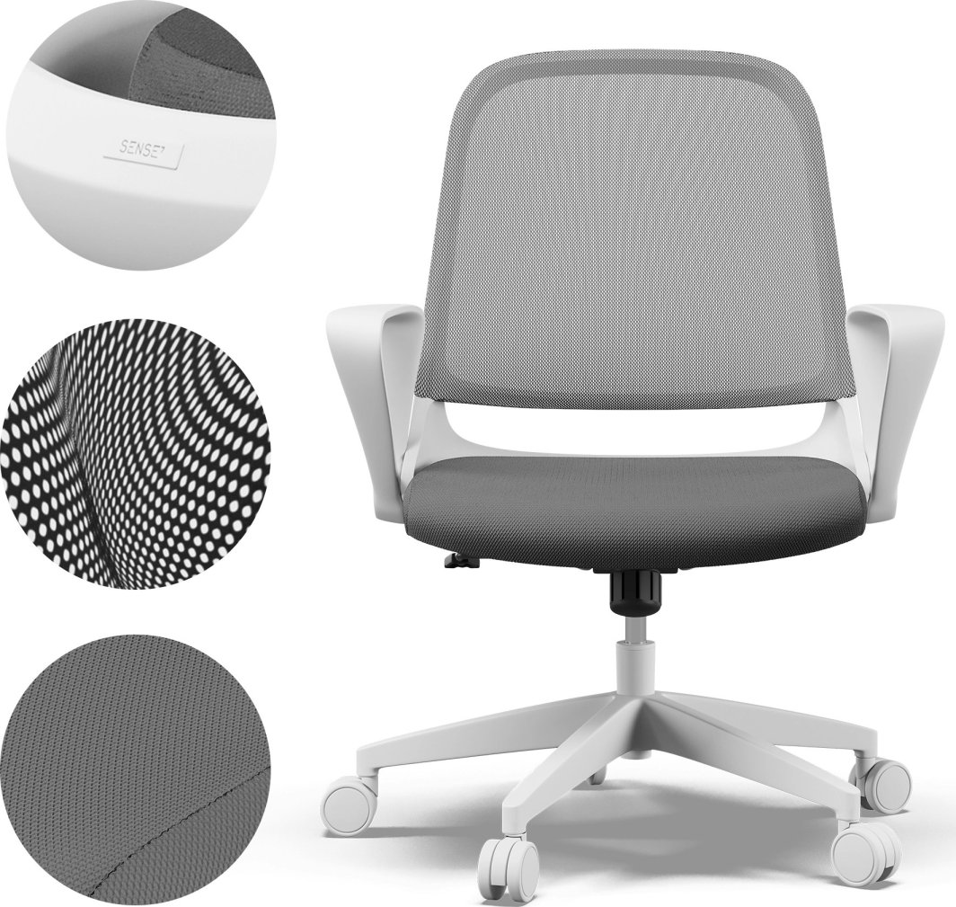 Mrežasti naslon uredske stolice