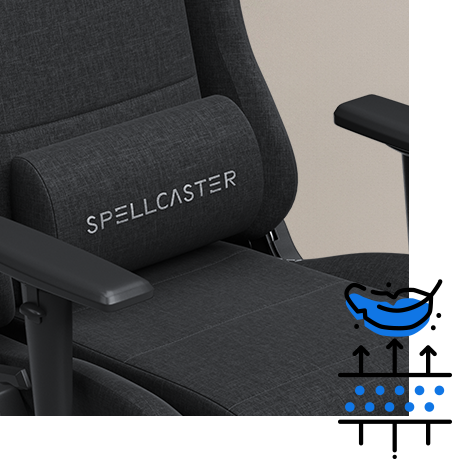 Primerjava velikosti Spellcaster FUKU stolov: Regular in XL