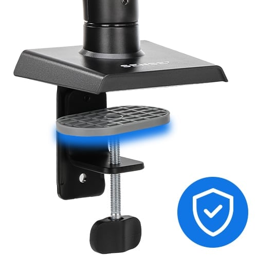 Nosilec za monitor, gumijasta podloga za zaščito mize