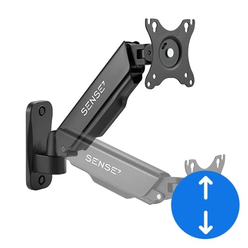 Roka za monitor SENSE7 HANG WALL z nastavljivostjo kota gledanja