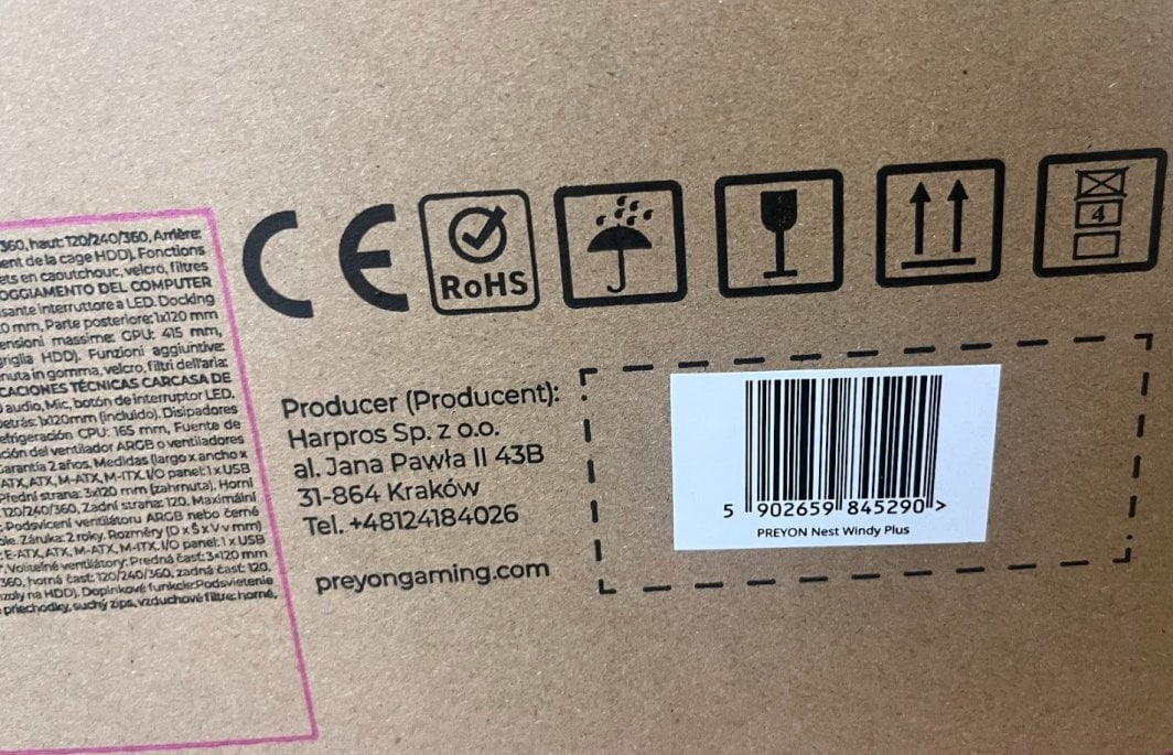 PREYON Nest Windy+ stranski panel iz kaljenega stekla