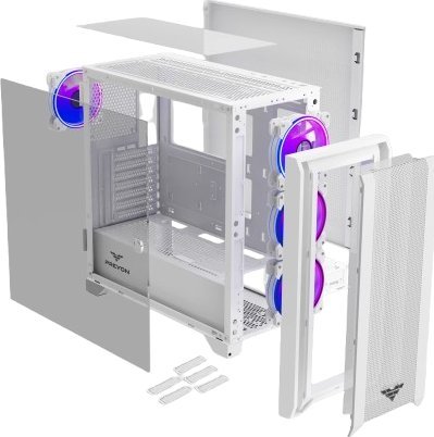 PREYON Nest Windy+ I/O panel with USB-C and ARGB button