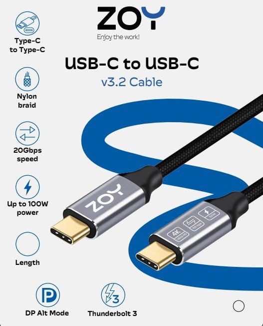 USB-C kabel različne dolžine