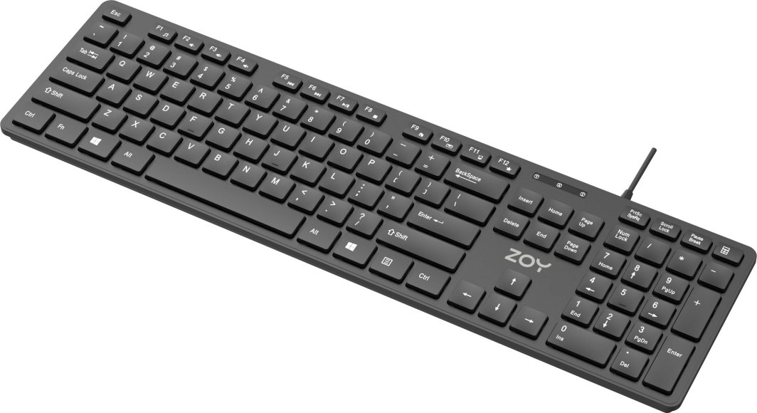 Tiho delovanje tipkovnice ZOY ZKB800