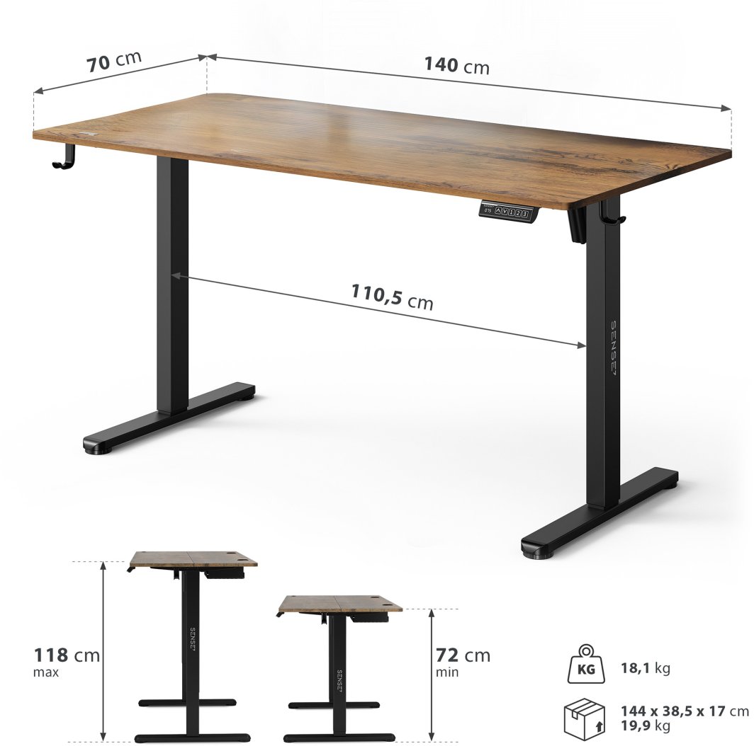 NOJO LIGHT električni stol dizajn i boje