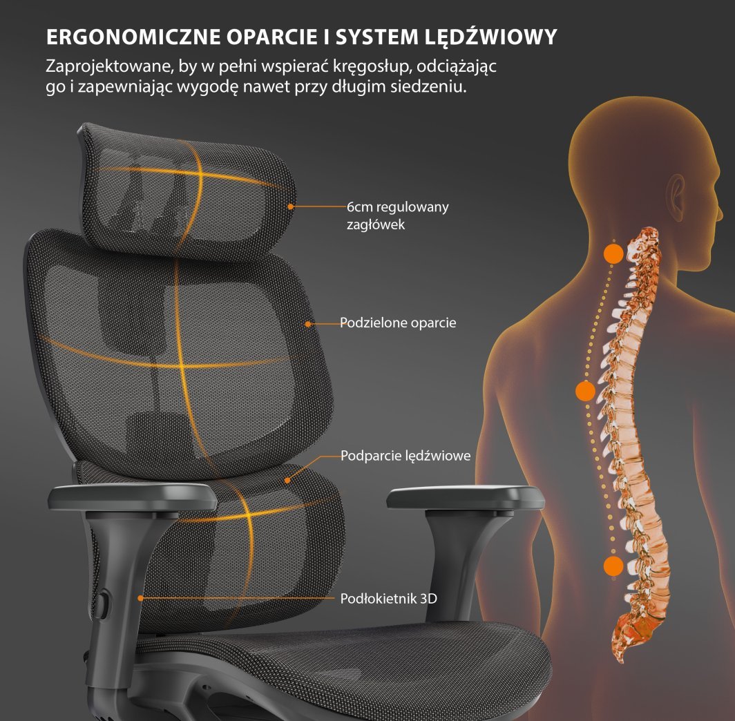 SENSE7 Nobu uredska stolica - visokokvalitetni materijali i baza