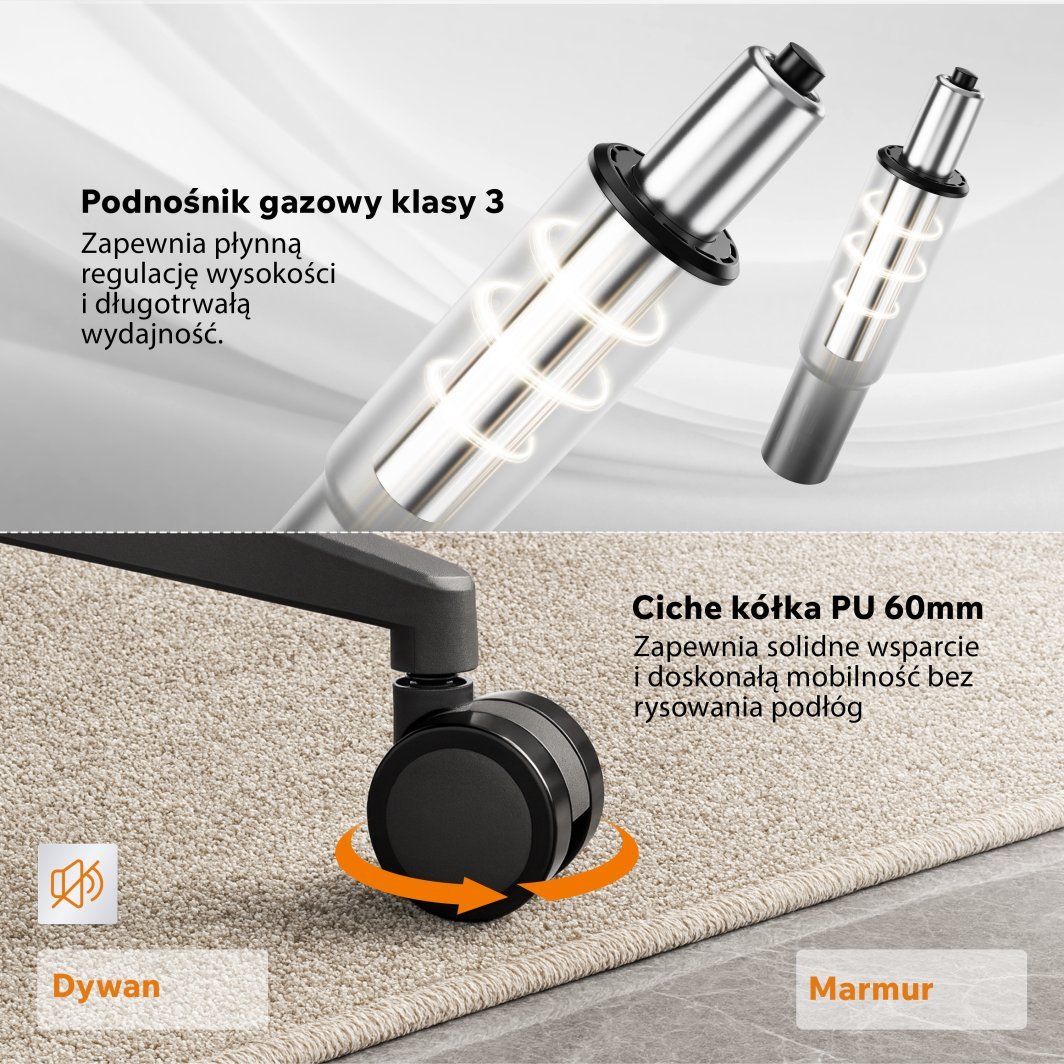 Detalj 3D naslona za ruke na SENSE7 Moyo stolici