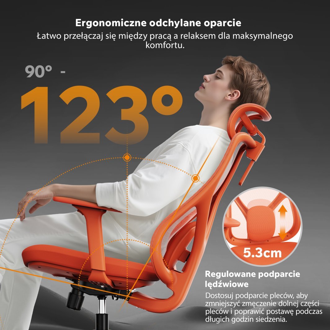 Podešavanje visine Sense7 Moyo stolice