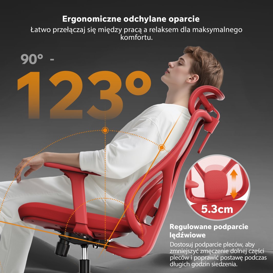 Podešavanje visine SENSE7 Moyo stolice