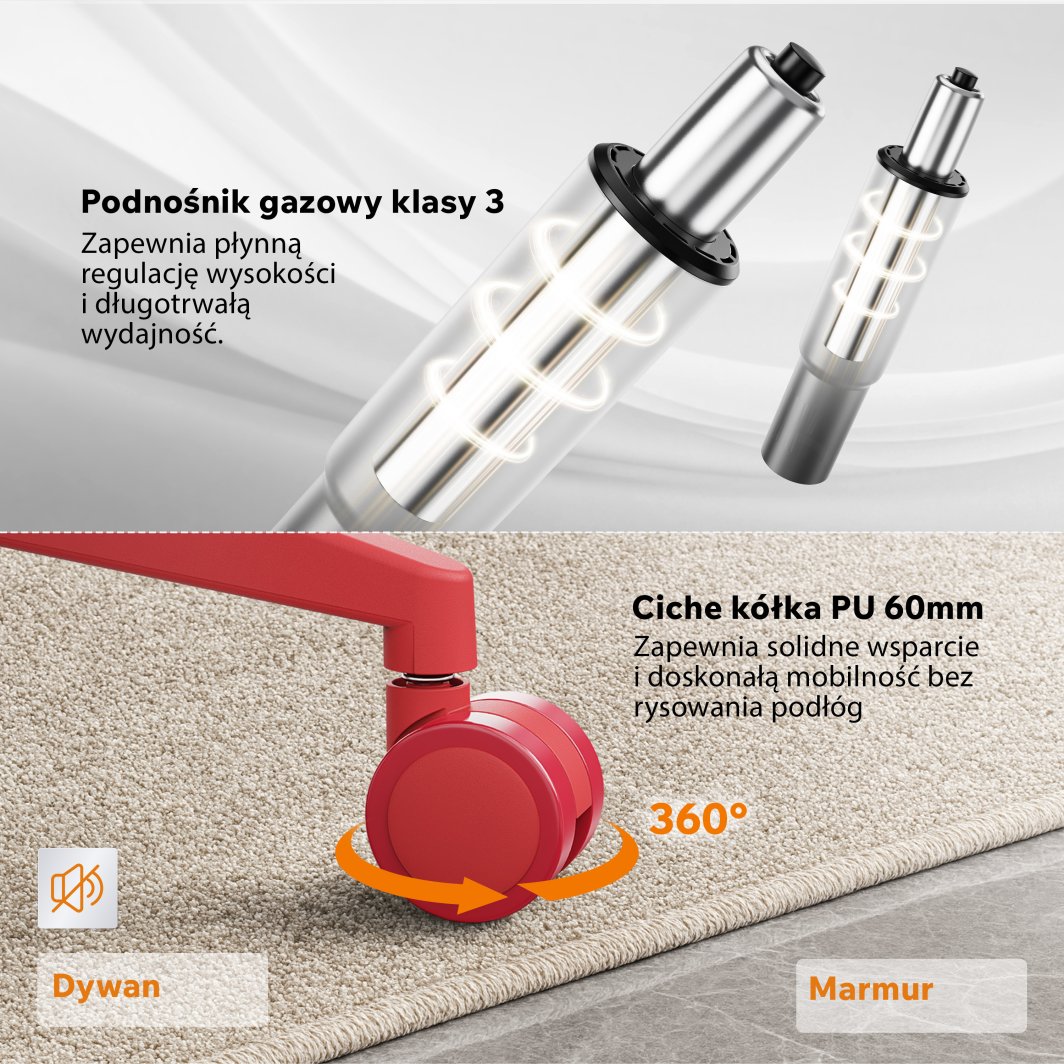 SENSE7 Moyo stolica s podešavanjem nagiba naslona i lumbalne potpore