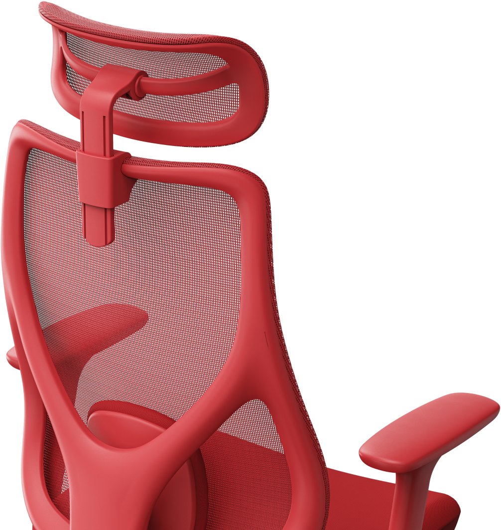 Detalj sjedala SENSE7 Moyo stolice s naglaskom na debljinu i materijal