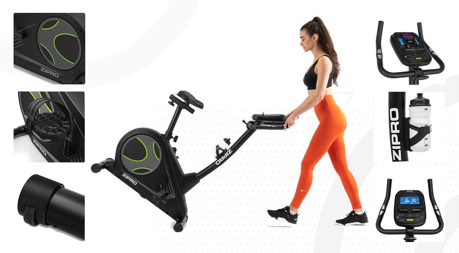 Osoba trenira na ZIPRO FLAME biciklu