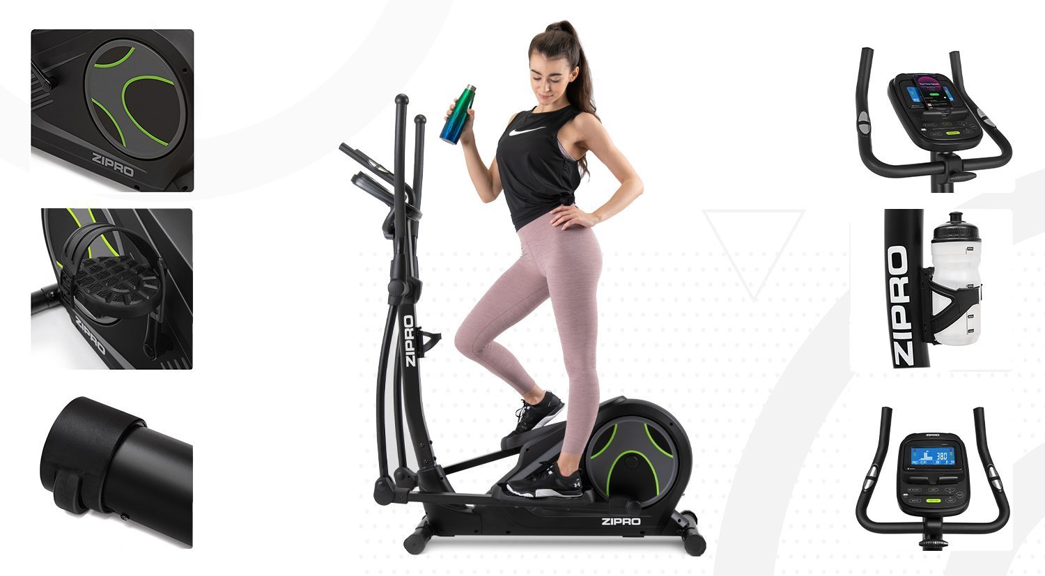 Osoba vježba na Zipro Heat eliptičnom trenažeru