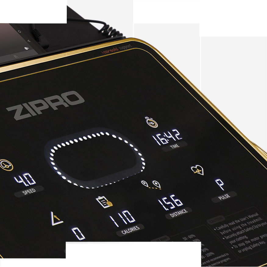 El.bėg.takelis Zipro Pacemaker iConsole+ (Atnaujinta) aprašymas - Prekės nuotrauka