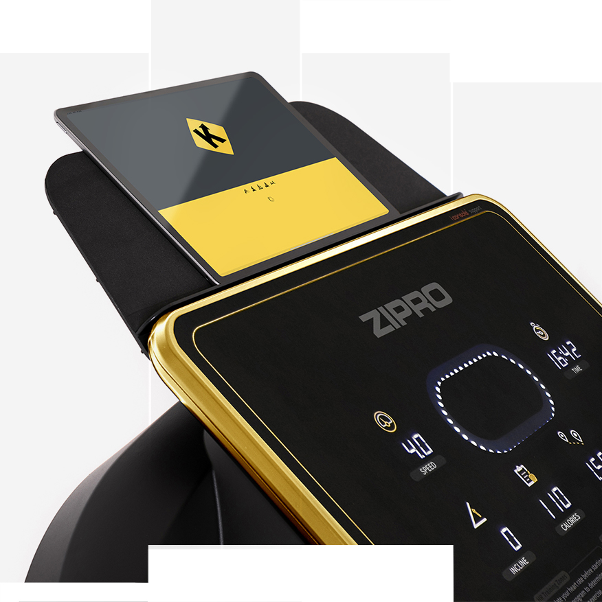 El.bėg.takelis Zipro Pacemaker iConsole+ (Atnaujinta) aprašymas - Prekės nuotrauka