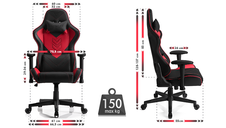 fotel gamingowy Sense7 Vizard PU