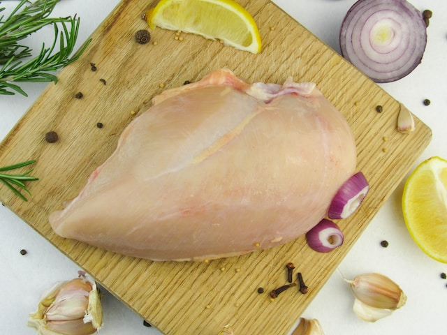Kurczak jako główny składnik obiadu low carb